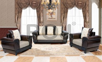 Rob Leather Sofa Set ( 5 Seater Sofa )